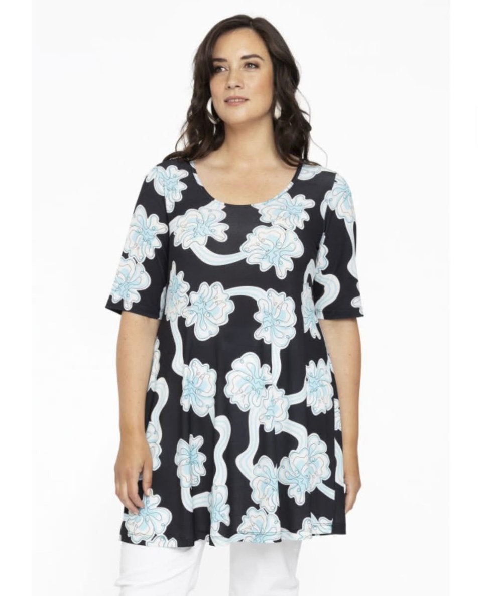 NIEUW Yoek tuniek 54/56, Verzenden, Nieuw, Zwart, Blouse of Tuniek