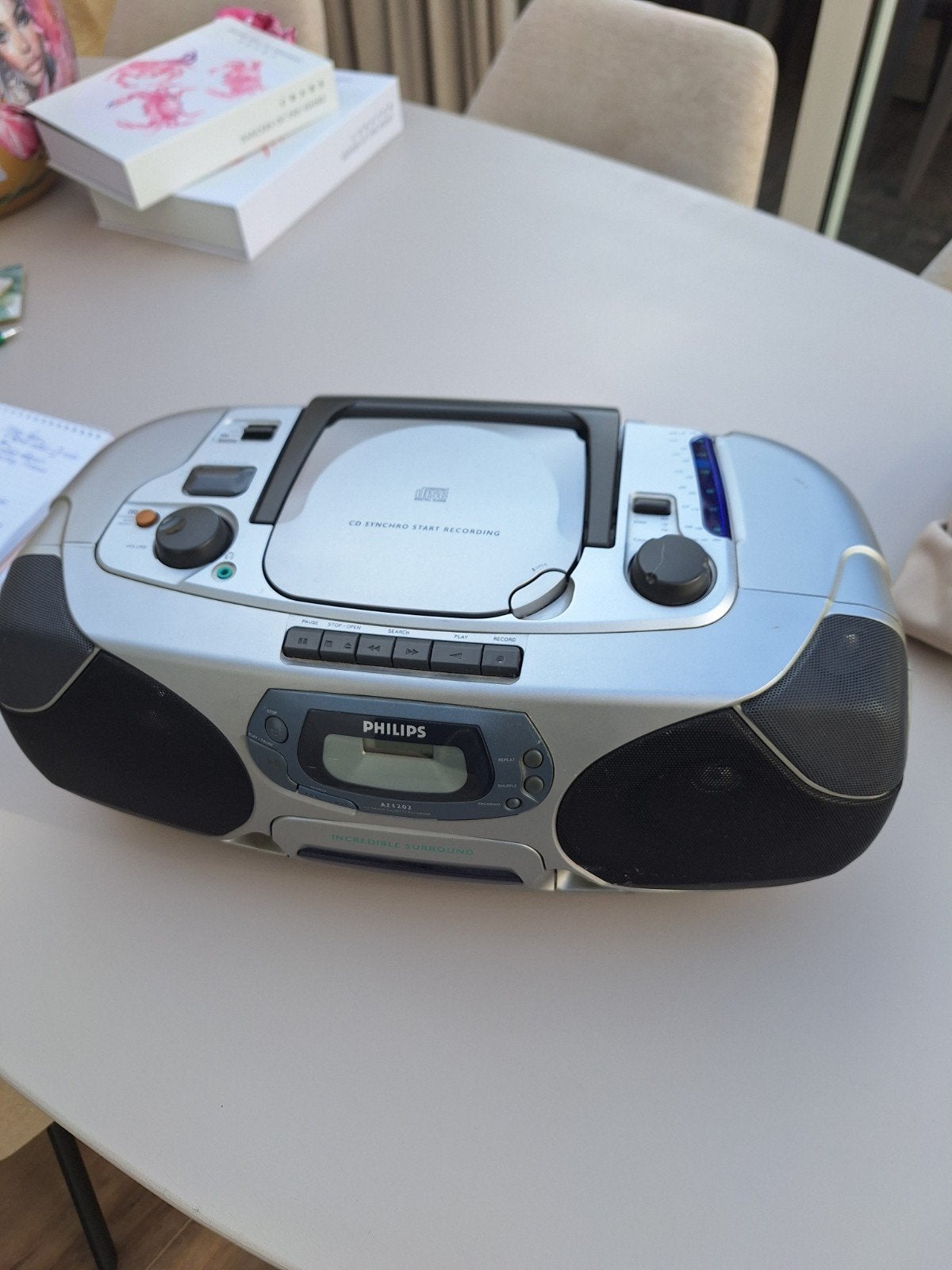 Philips CD Soundmachine AZ1000 - Draagbare CD/Radio, Ophalen, Philips, Gebruikt, Draagbaar
