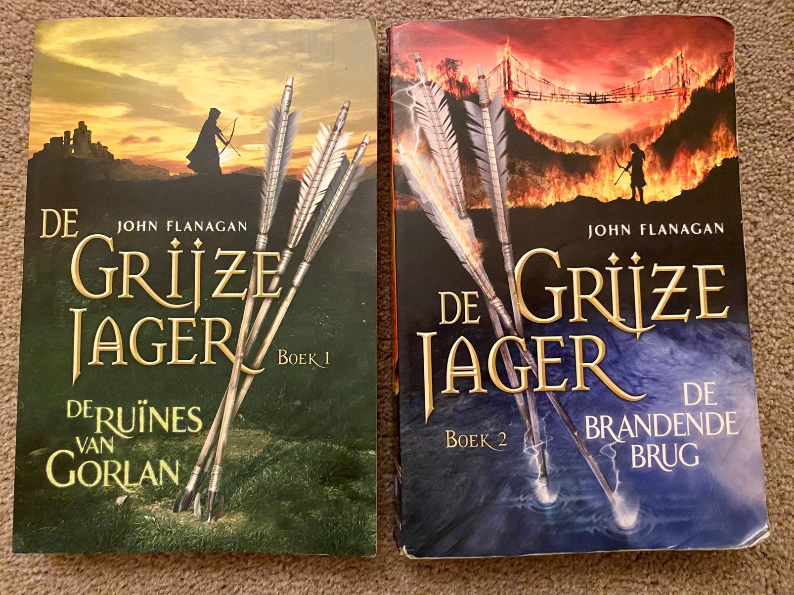 De Grijze jager. Deel 1 en deel 2, Ophalen of Verzenden, Zo goed als nieuw