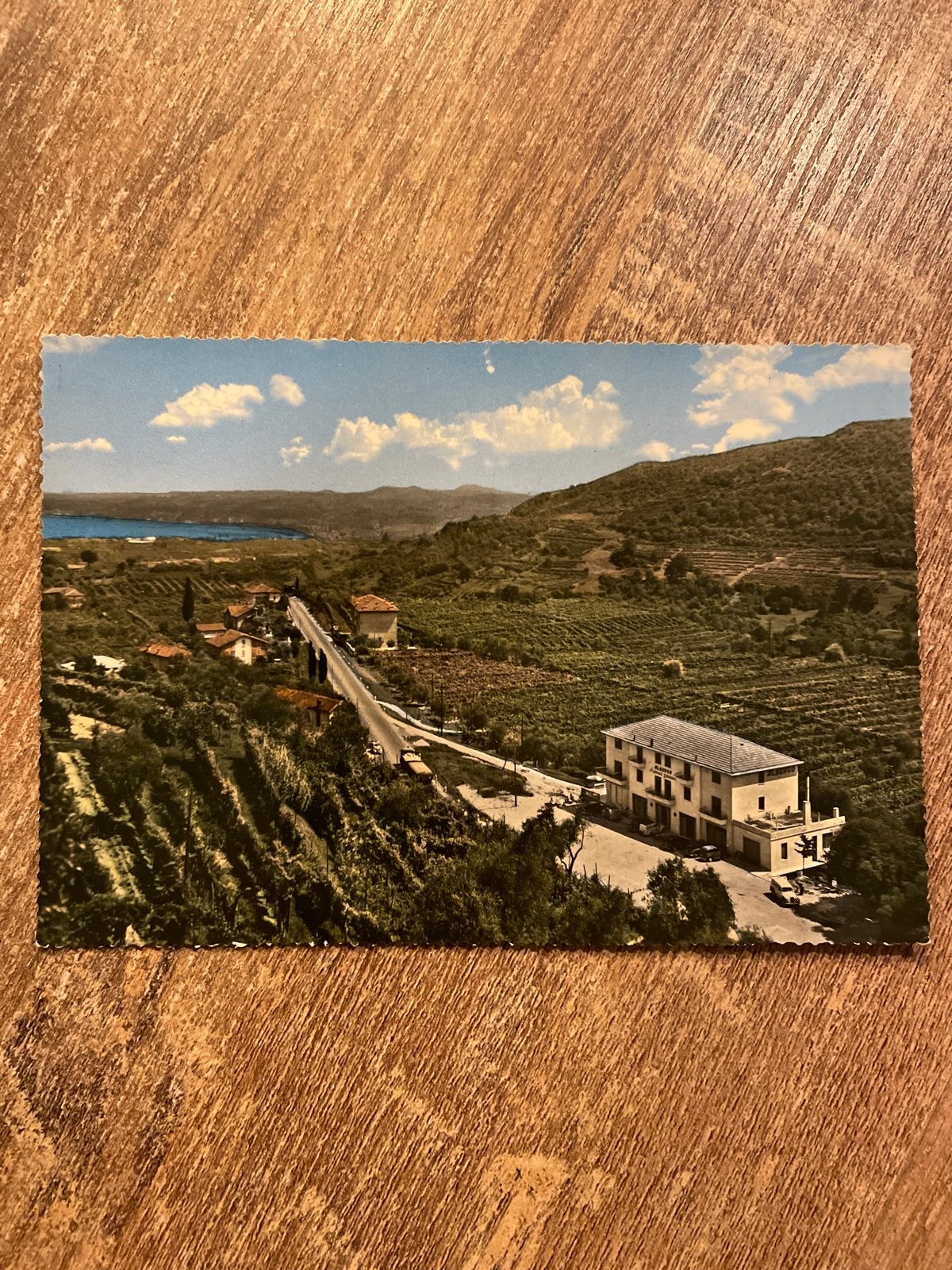 Ansichtkaart Lago di Garda Tormini Albergo Gardesana, Ophalen of Verzenden, 1960 tot 1980, Ongelopen, Italië