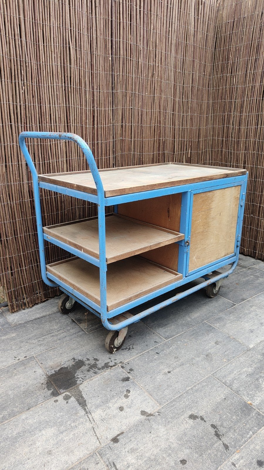 Vintage werkplaats kar / gereedschapswagen, Ophalen, Gebruikt, Transportkar