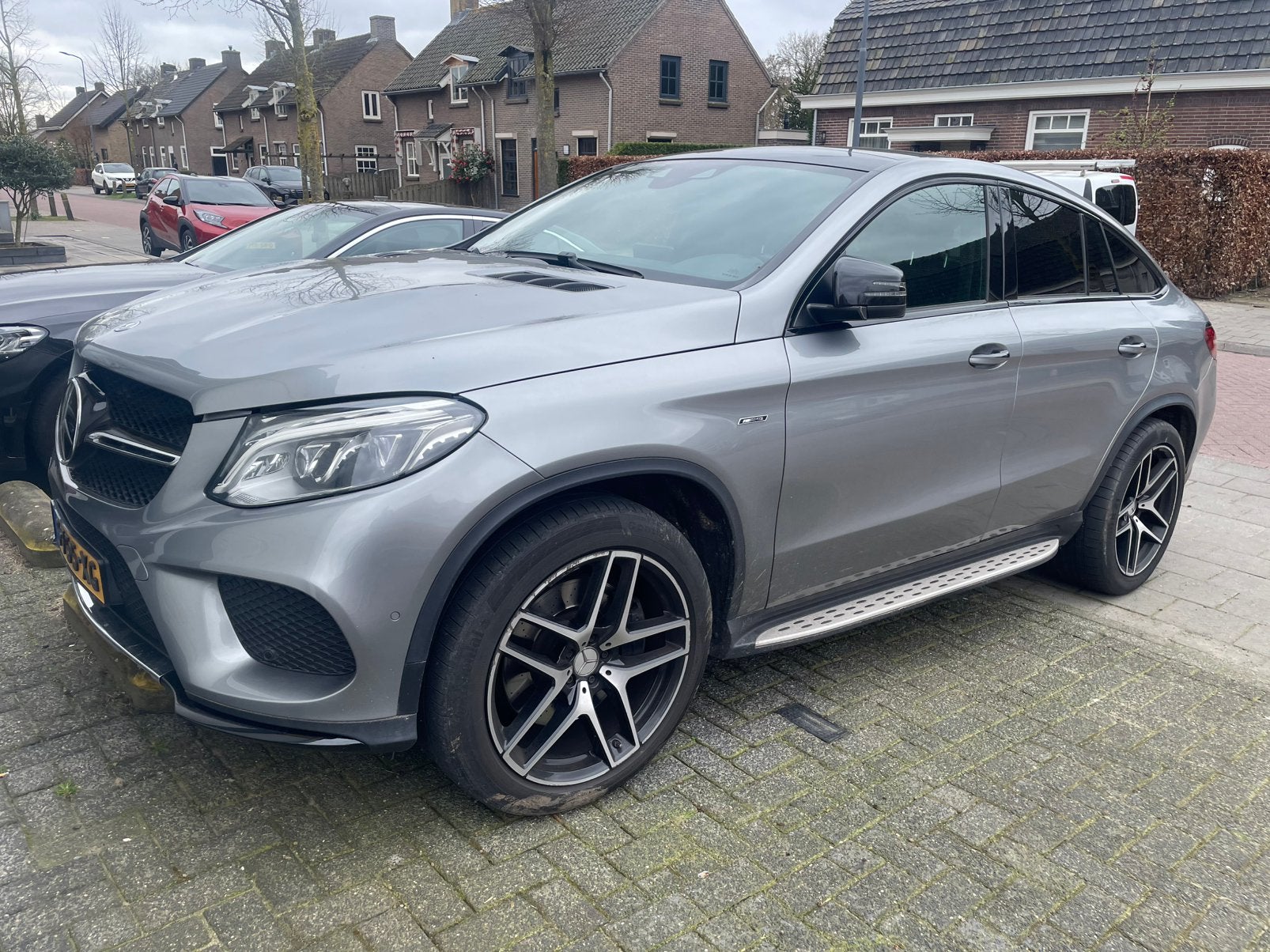 Mercedes GLE 450 AMG, Auto's, Automaat, Zwart, Leder, GLE Coupé