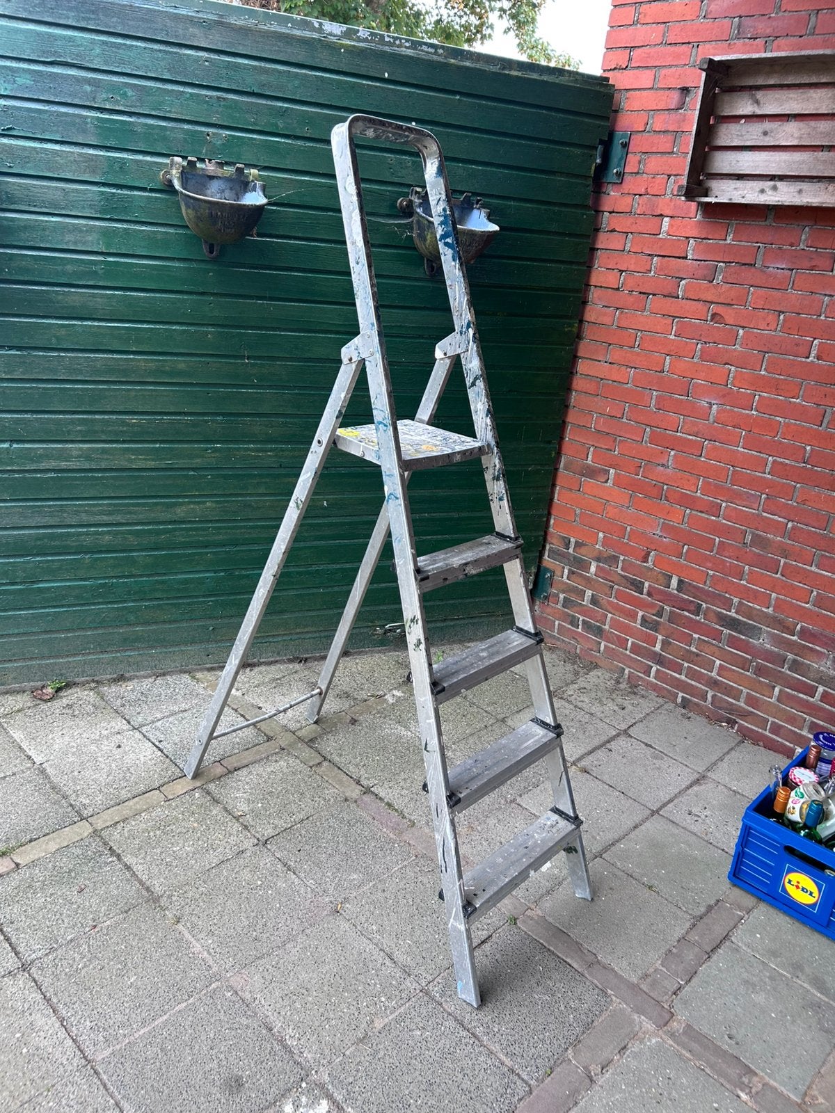 Altrex double decker 1.85m trap ladder, Ophalen, Gebruikt, Trap, Minder dan 2 meter