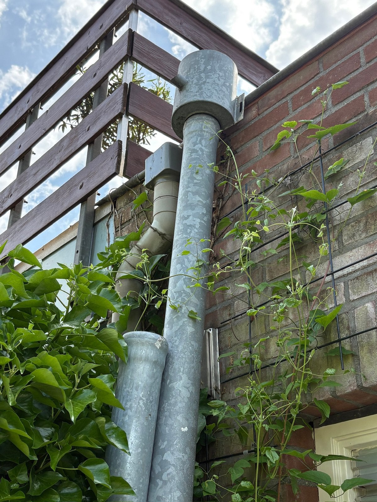 Ijzeren regenpijpen, Doe-het-zelf en Verbouw, Buizen en Afvoer, Ophalen, Gebruikt, Overige typen