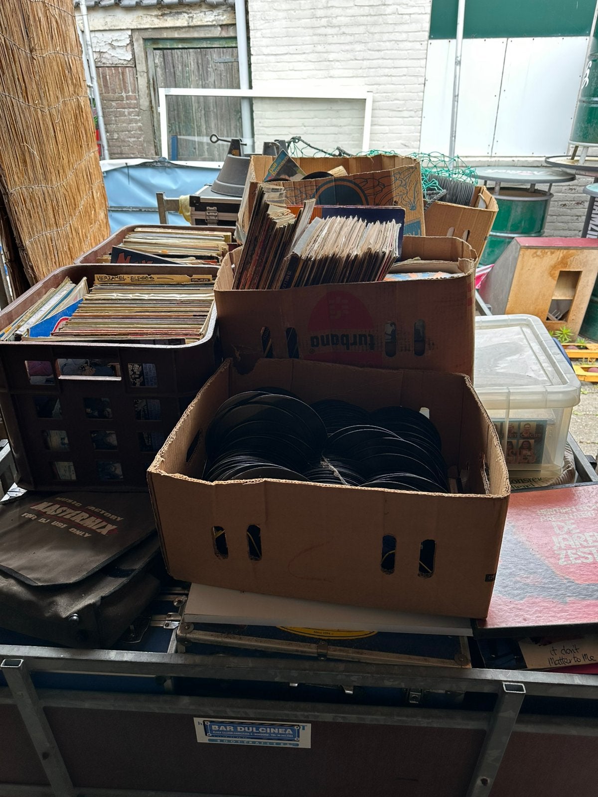 Grote partij LP’s, singeltjes en cd’s, Ophalen, Gebruikt, Overige formaten