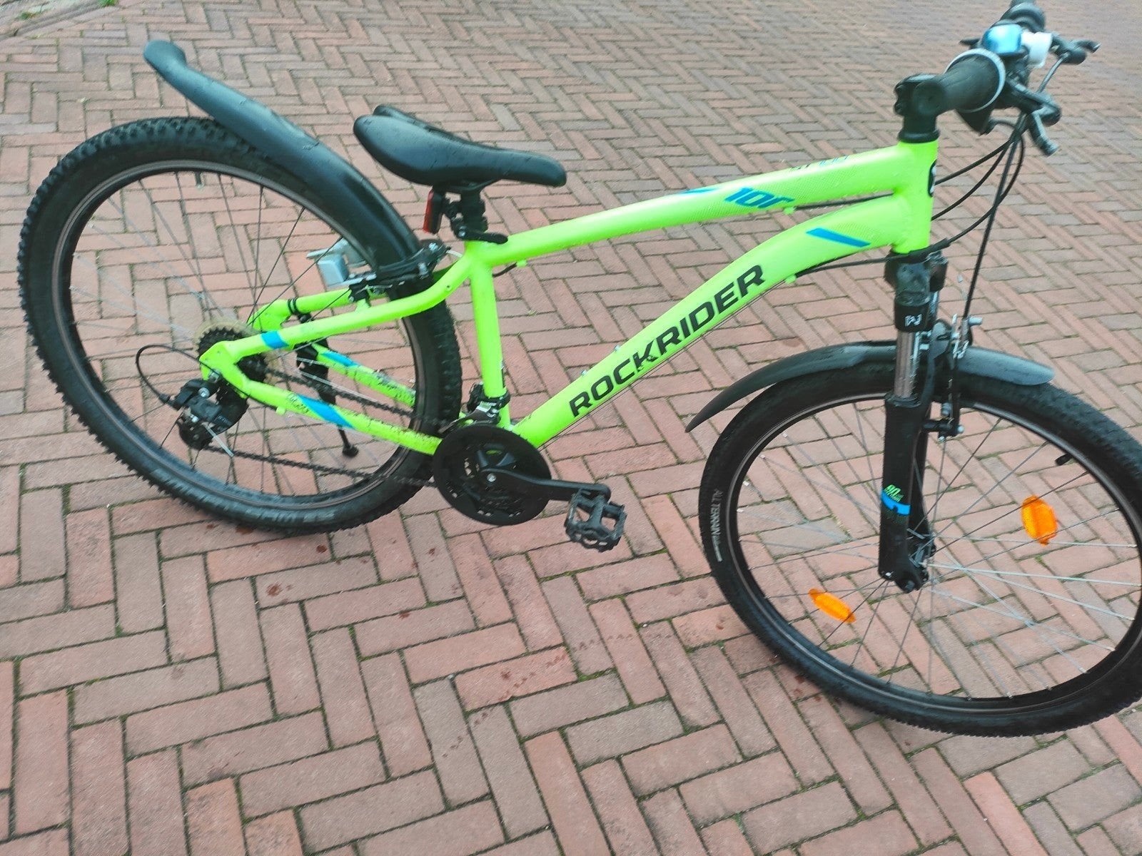 mountainbike rockrider 27,5 inch met 21 speed en ATB, Fietsen en Brommers, Heren, 45 tot 49 cm, Zo goed als nieuw, Trommelrem
