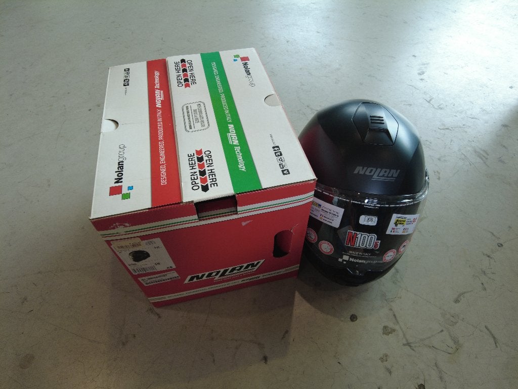 Nolan N100 Classic N-Com black maat XS NIEUW, Motoren, Nieuw met kaartje, XS, Nolan, Ophalen of Verzenden