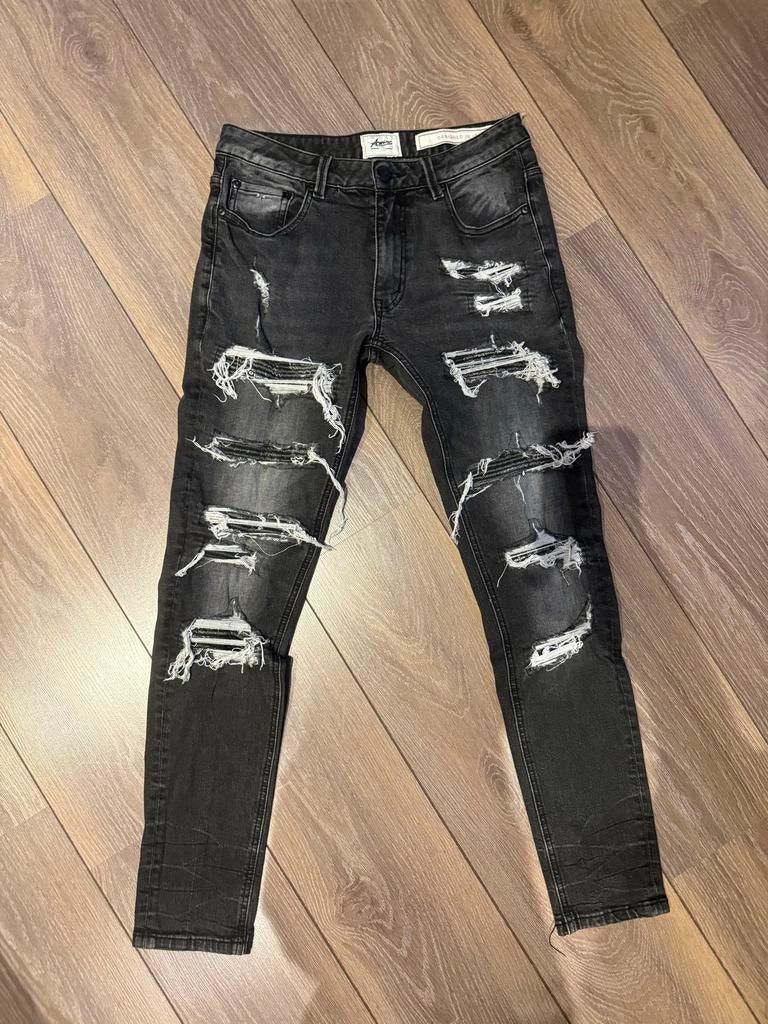 Amicci Jeans Maat 30 - Zo Goed Als Nieuw, Ophalen of Verzenden, Zo goed als nieuw, Zwart, W32 (confectie 46) of kleiner