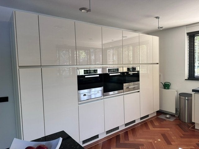 Te koop: Complete SieMatic keuken, Ophalen, Gebruikt, Wit, 200 cm of meer