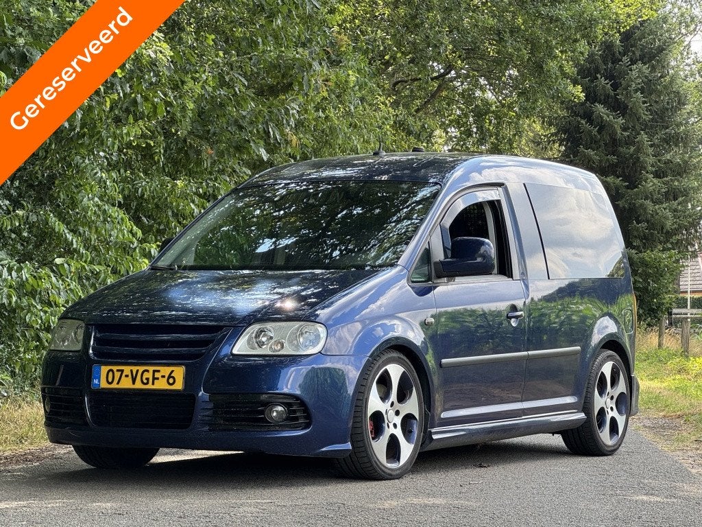 Volkswagen Caddy 1.9 TDI VERKOCHT! stage1 verlaagd 18” aut, Automaat, 4 cilinders, 700 kg, Origineel Nederlands