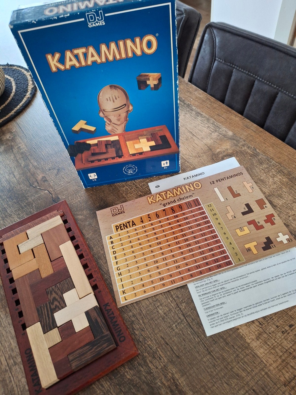 katamino houten versie, Ophalen of Verzenden