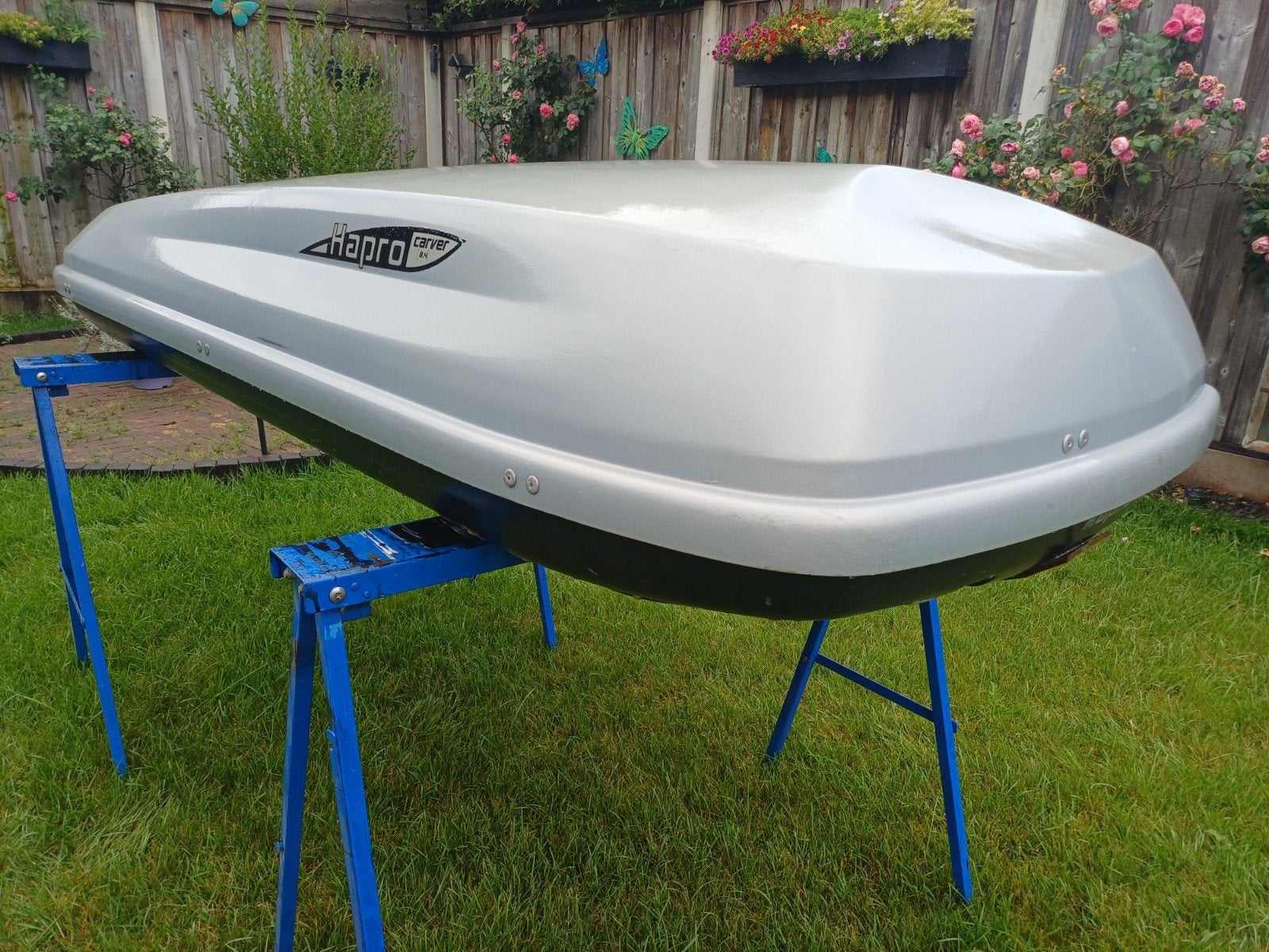 Hapro Carver 8.4 Dakkoffer ski koffer bagagekoffer, Auto diversen, Dakkoffers, Ophalen, Zo goed als nieuw