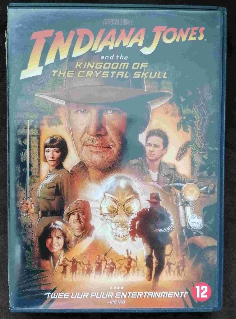 DVD Indiana Jones and the Kingdom of the Crystal Skull, Vanaf 12 jaar, Ophalen of Verzenden, Zo goed als nieuw