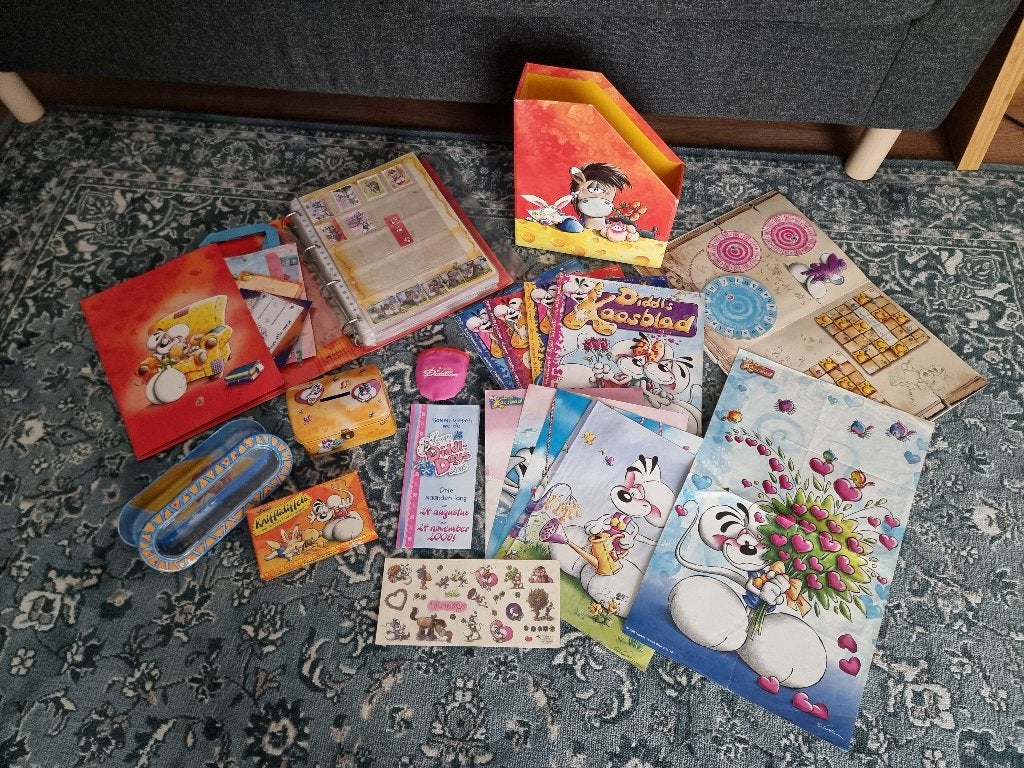Grote Diddl verzameling!, Verzenden, Diddl, Gebruikt, Papier, Kaart of Schrift