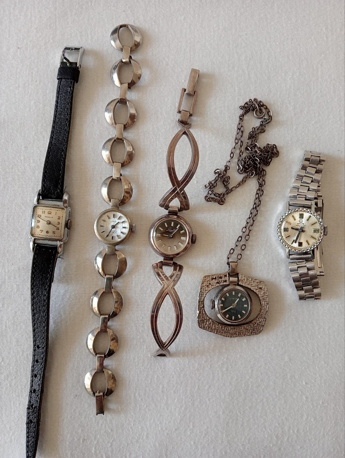 Horloges vintage jaren '60, Ophalen of Verzenden, Staal, Overige merken, 1960 of later