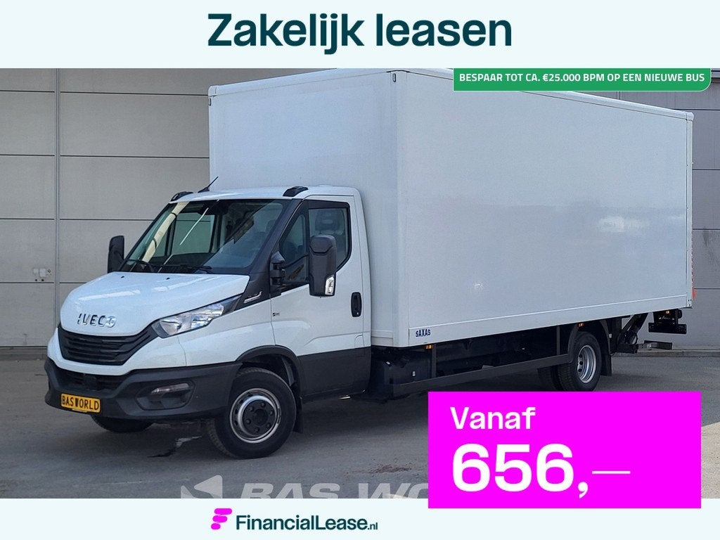 Iveco Daily 70C18 3.0L Automaat Bakwagen 1000KG Laadklep Luc, Automaat, Stof, Gebruikt, Euro 6