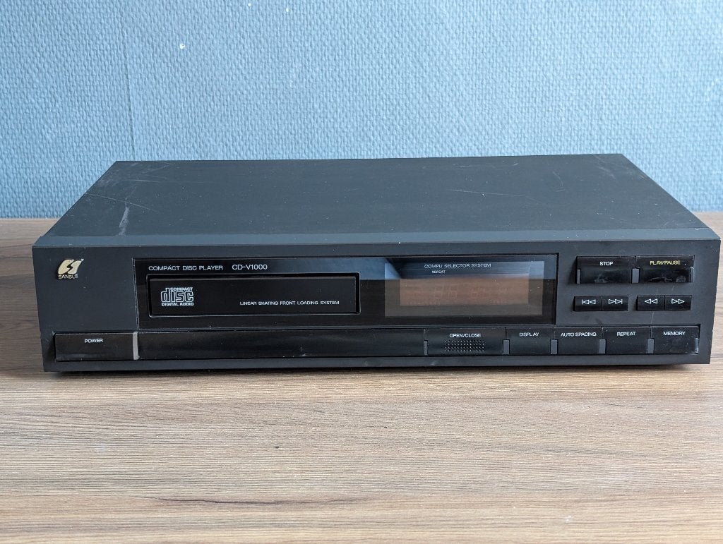 Sansui CD-V1000 CD Speler - netjes!, Ophalen of Verzenden, Zo goed als nieuw, Overige merken