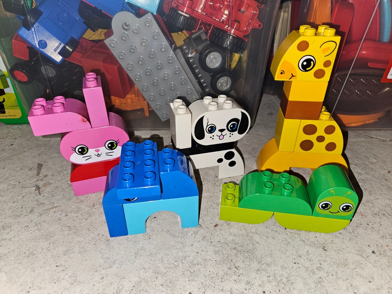 Duplo 10573 creatieve dieren 5 stuks, Kinderen en Baby's, Lego, Denemarken, Ophalen of Verzenden, Zo goed als nieuw