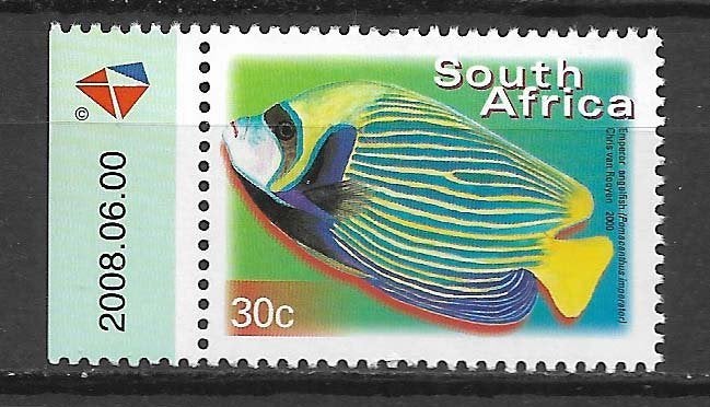 Zuid Afrika 2008 Keizersvis reprint juni dikker papier pfris, Verzenden, Zuid-Afrika, Postfris
