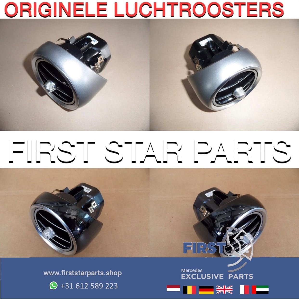 W205 C205 luchtrooster dashboard AMG Mercedes C Klasse origi, Gebruikt, -, Ophalen of Verzenden, -