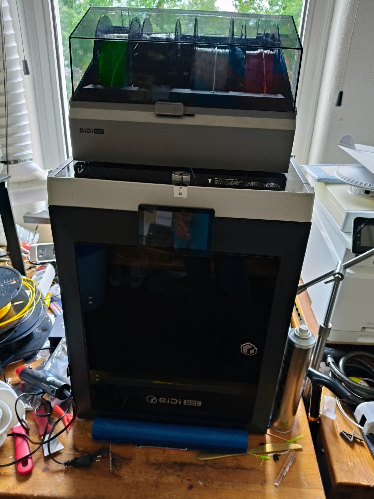 3D printer met vele toebehoren., Ophalen, Ingebouwde Wi-Fi, Flashforge, Zo goed als nieuw