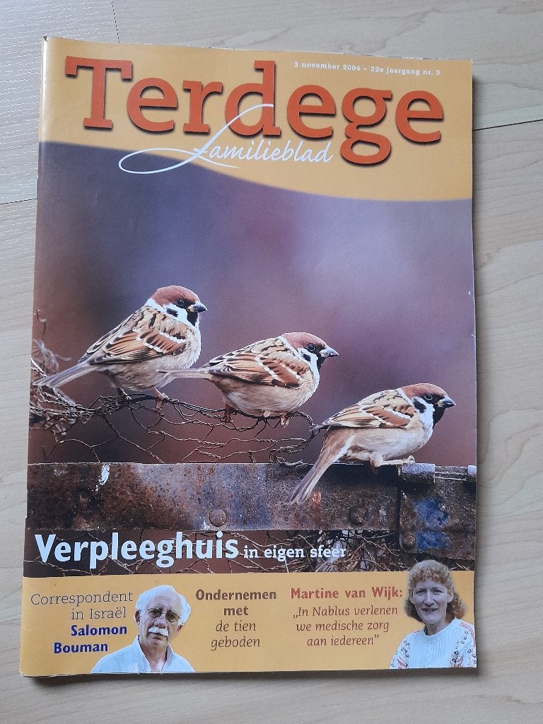 DIVERSE NUMMERS TERDEGE 2004, Ophalen of Verzenden, Gelezen