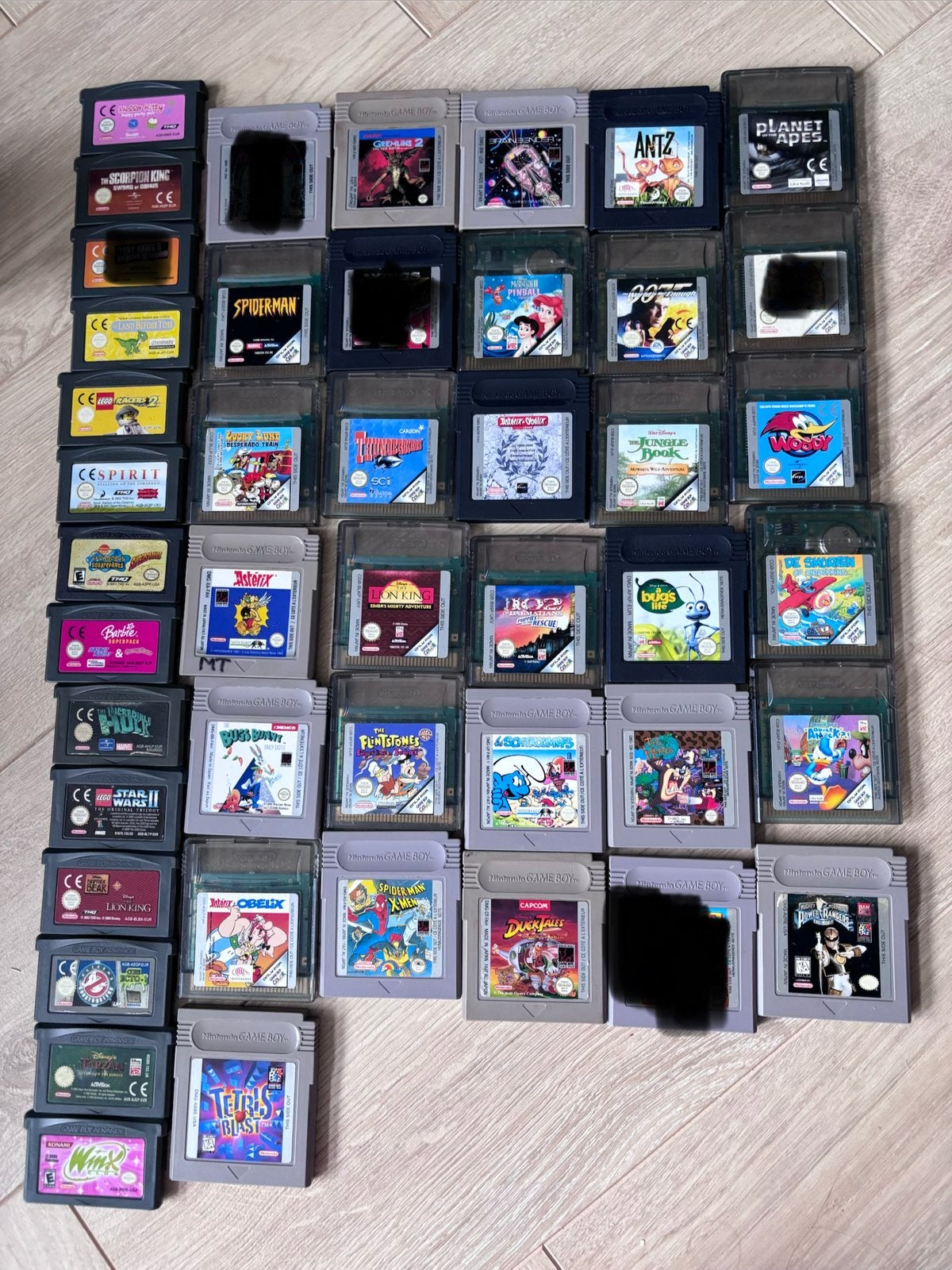 GAMEBOY SPELLEN OA GHOSTBUSTERS, ASTERIX, ANTZ, JUNGLEBOOK, Ophalen of Verzenden, Zo goed als nieuw