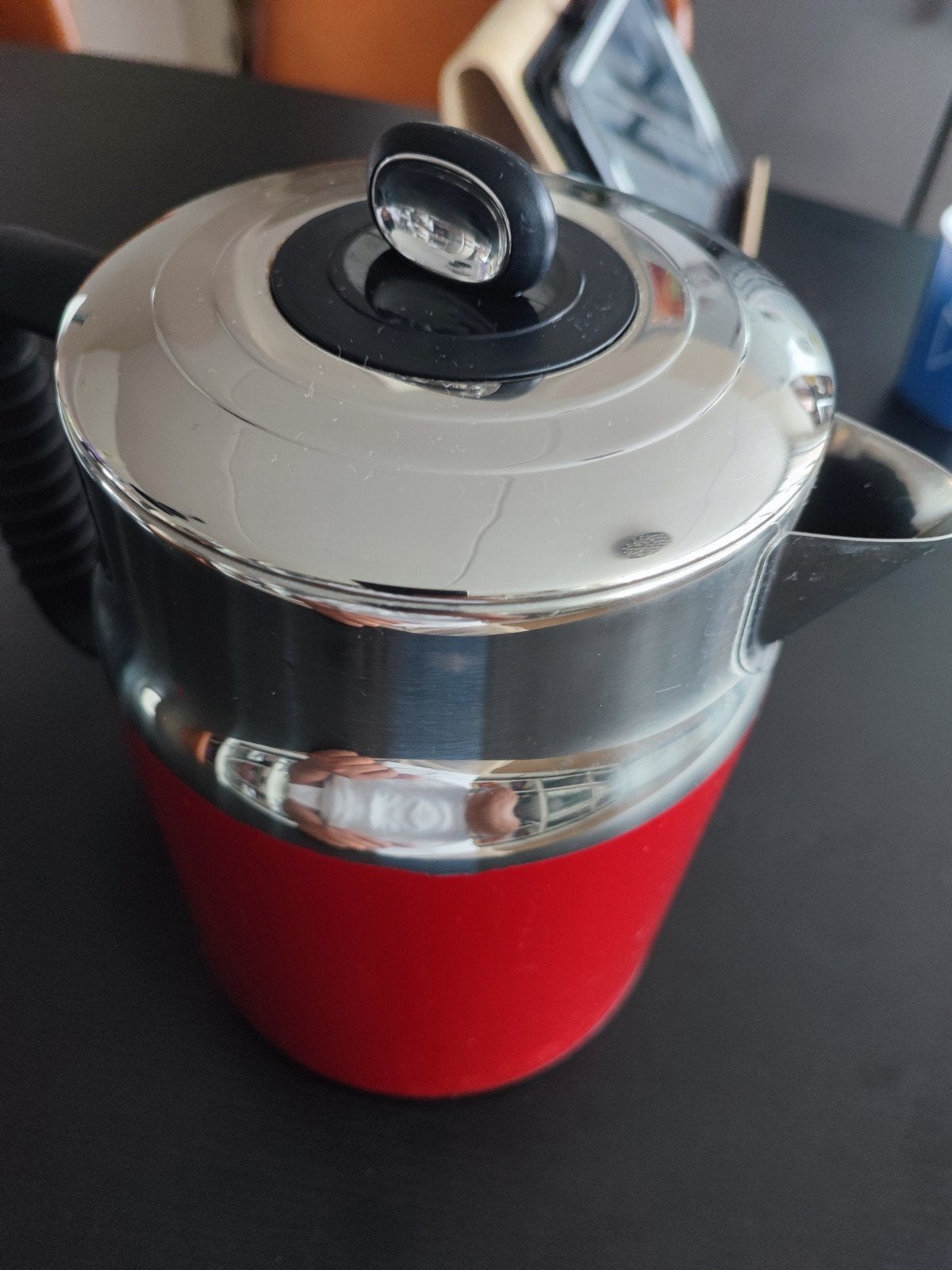 Russell Hobbs Retro Waterkoker Rood, Witgoed en Apparatuur, Waterkokers, 1 tot 2 liter, Ophalen, Gebruikt, Rvs