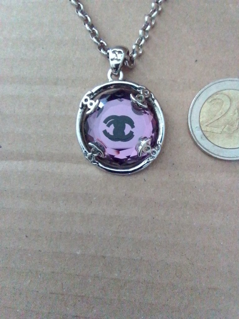zilverkleurige ketting, Ophalen of Verzenden, Zo goed als nieuw, Zilver, Overige materialen