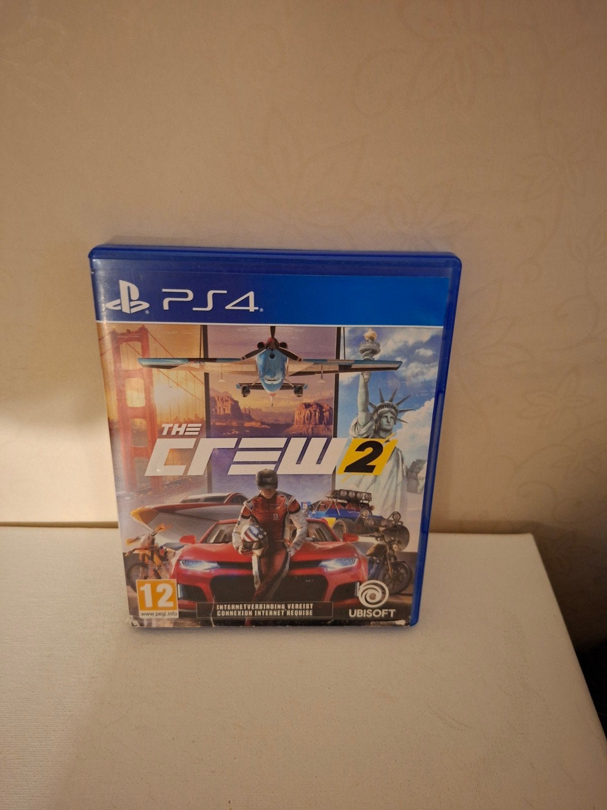 The Crew 2 PS4 - Racegame met open wereld, Online, Gebruikt, 1 speler, Racen en Vliegen