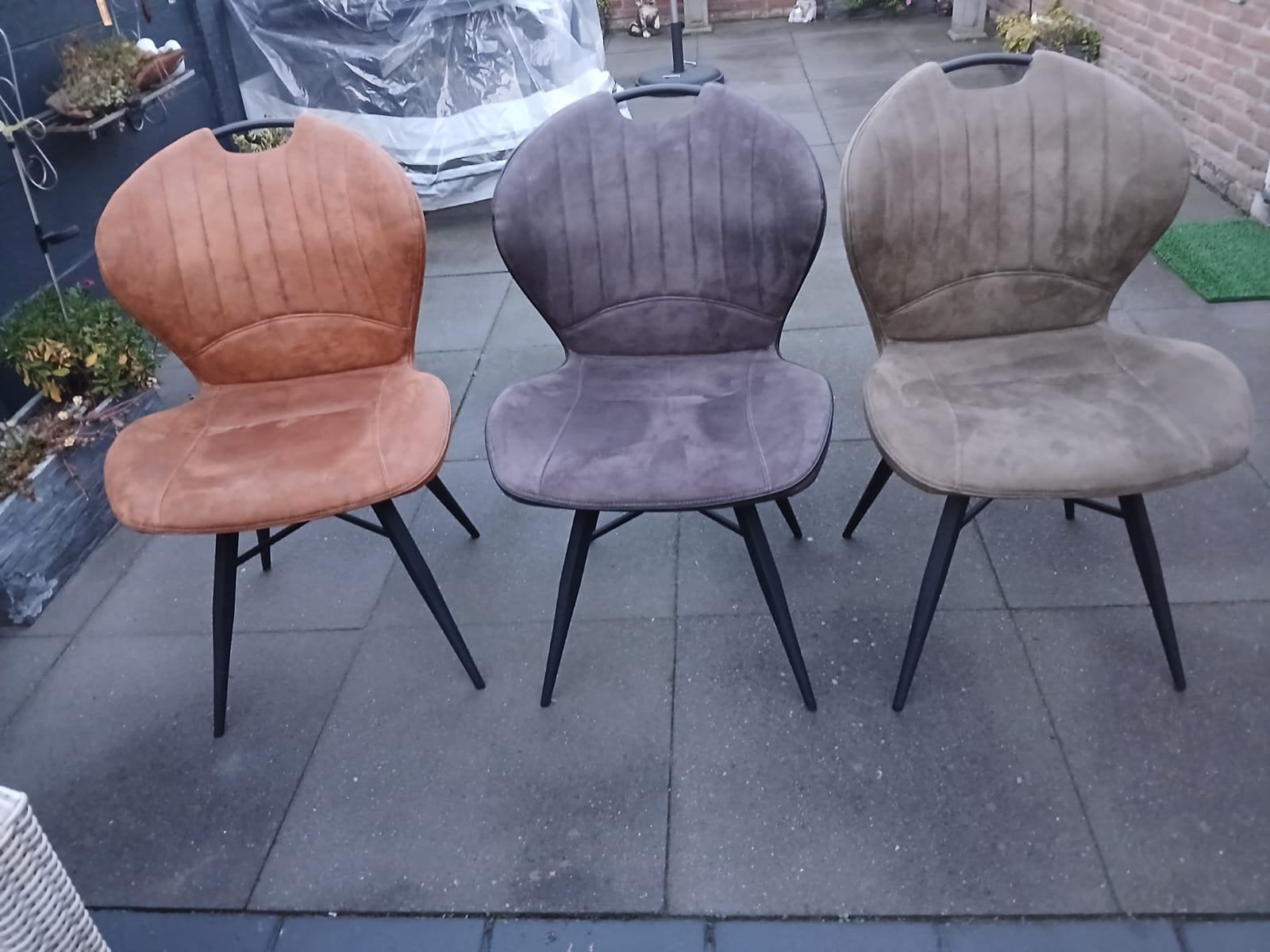 Set van 6 comfortabele eetkamerstoelen, Huis en Inrichting, Ophalen, Modern, Comfortabel, 50 tot 100 cm, Zo goed als nieuw