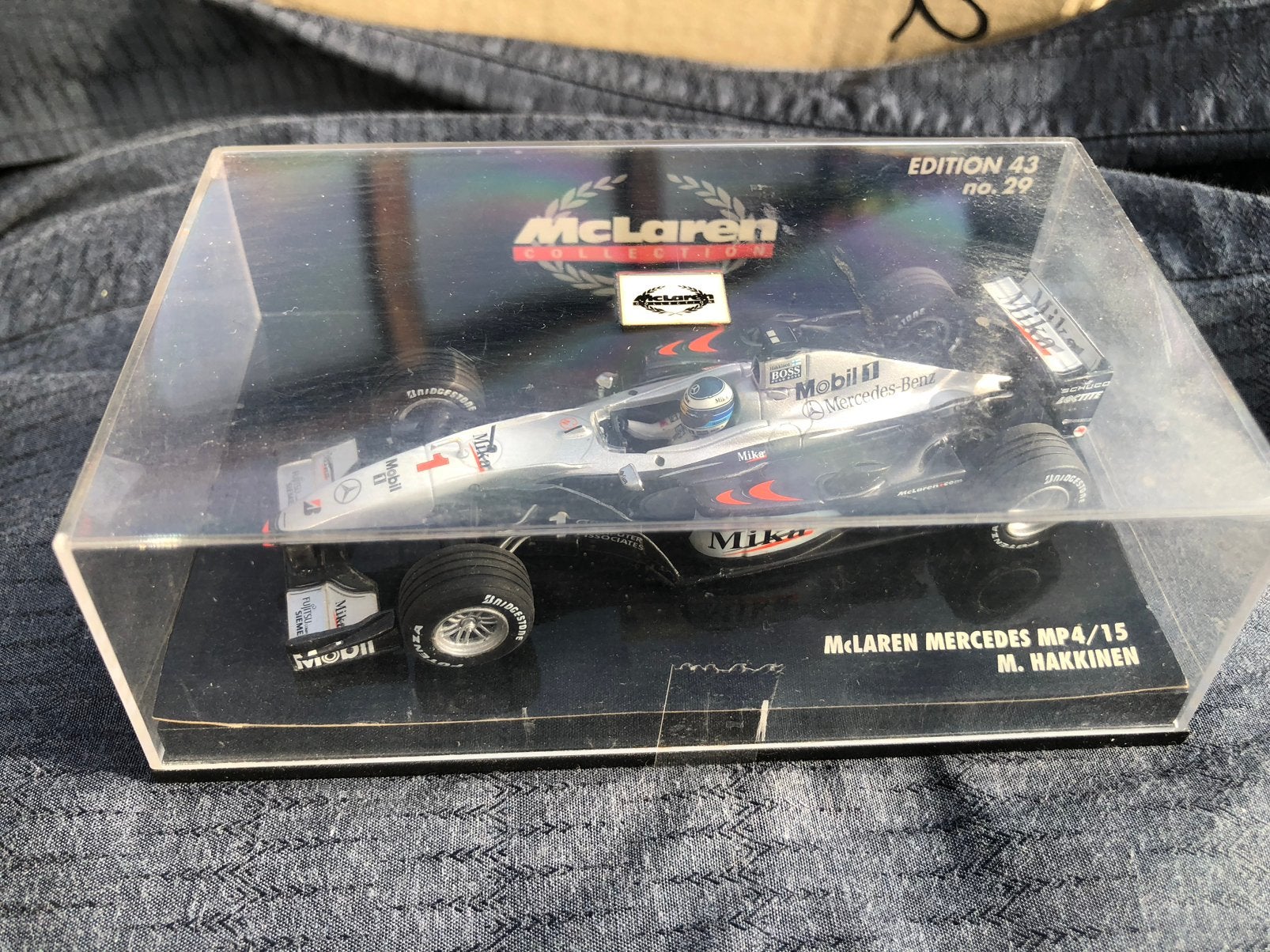 Minichamps 1 :43 Mc Laren - Mercedes MP4/15 Mika Hakkinen, Ophalen of Verzenden, Nieuw, Auto, MiniChamps