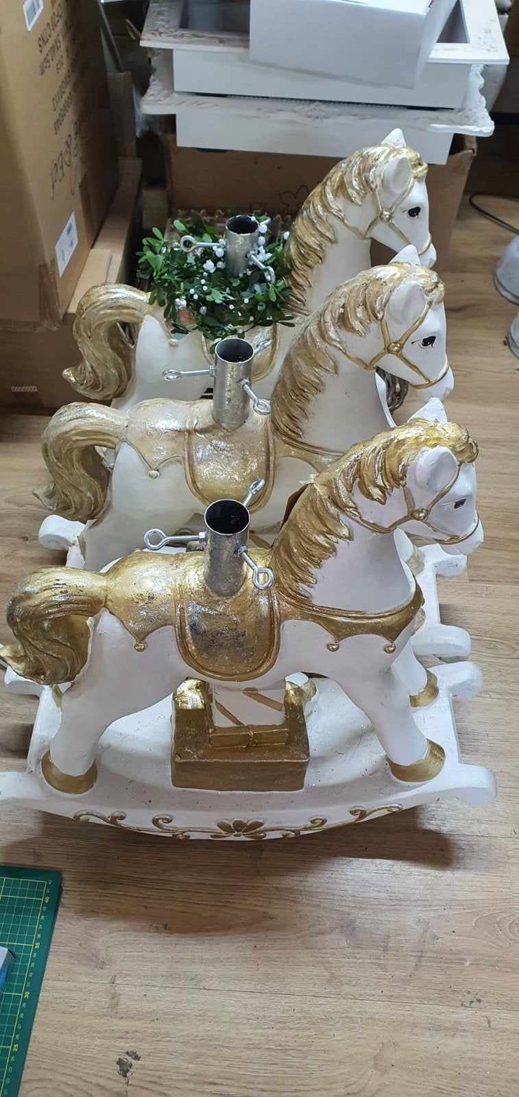 Kerstboom Standaard Hobbelpaard Clayre & Eef, Diversen, Onbekend, Nieuw, Ophalen of Verzenden, Onbekend