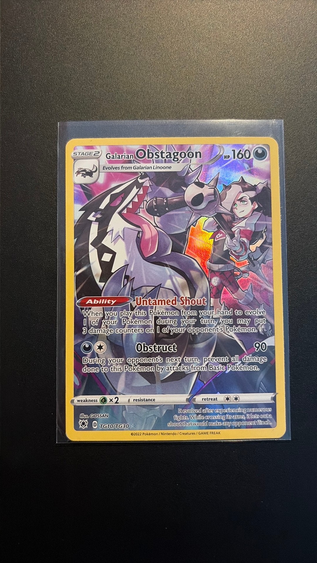 Galarian Obstagoon TG10/TG30 - Astral Radiance, Ophalen of Verzenden, Zo goed als nieuw