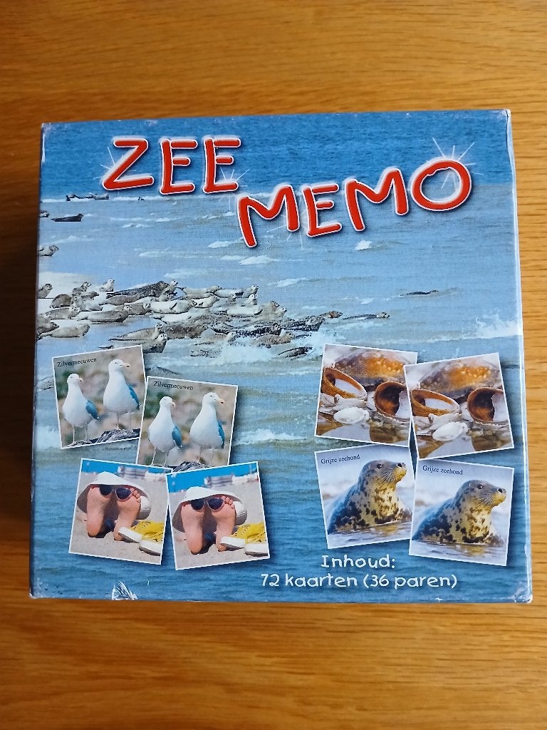 Te koop het spel memory: zee memo., Ophalen, Zo goed als nieuw