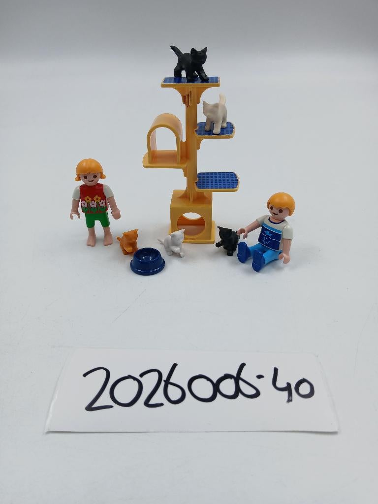 Playmobil 4347 krabpaal met poezen, Kinderen en Baby's, Speelgoed | Playmobil, Gebruikt, Los playmobil, Ophalen of Verzenden