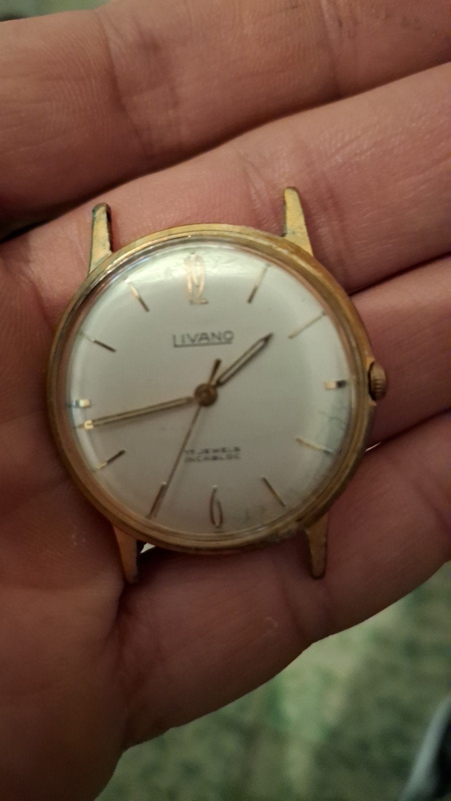 Vintage Livano Polshorloge - 17 Jewels Incabloc, Overige materialen, 1960 of later, Ophalen, Overige merken