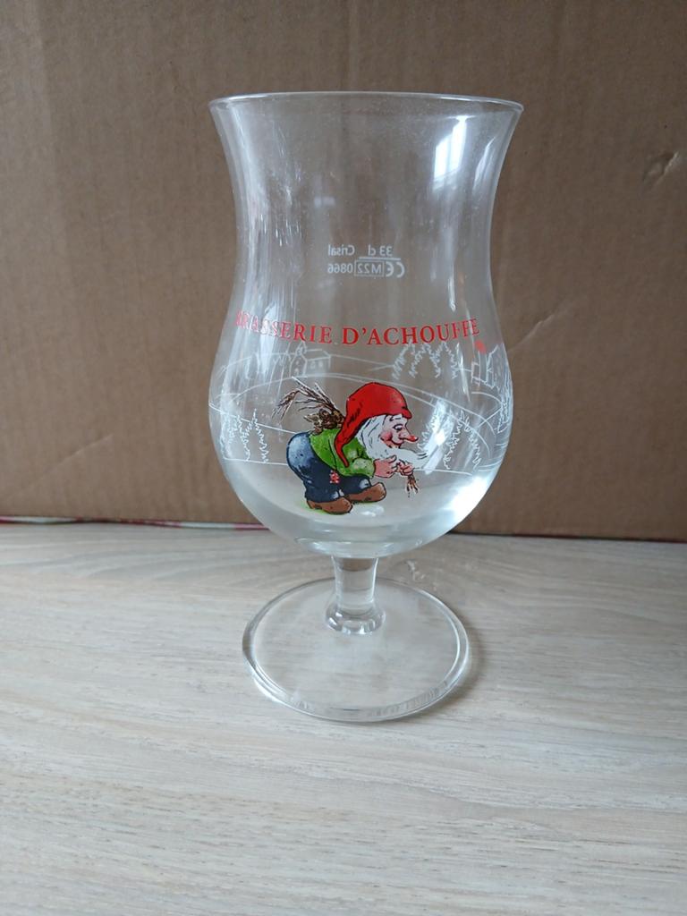La Chouffe bierglas - Brasserie d'Achouffe, Ophalen, Zo goed als nieuw, Meerkleurig, Overige merken