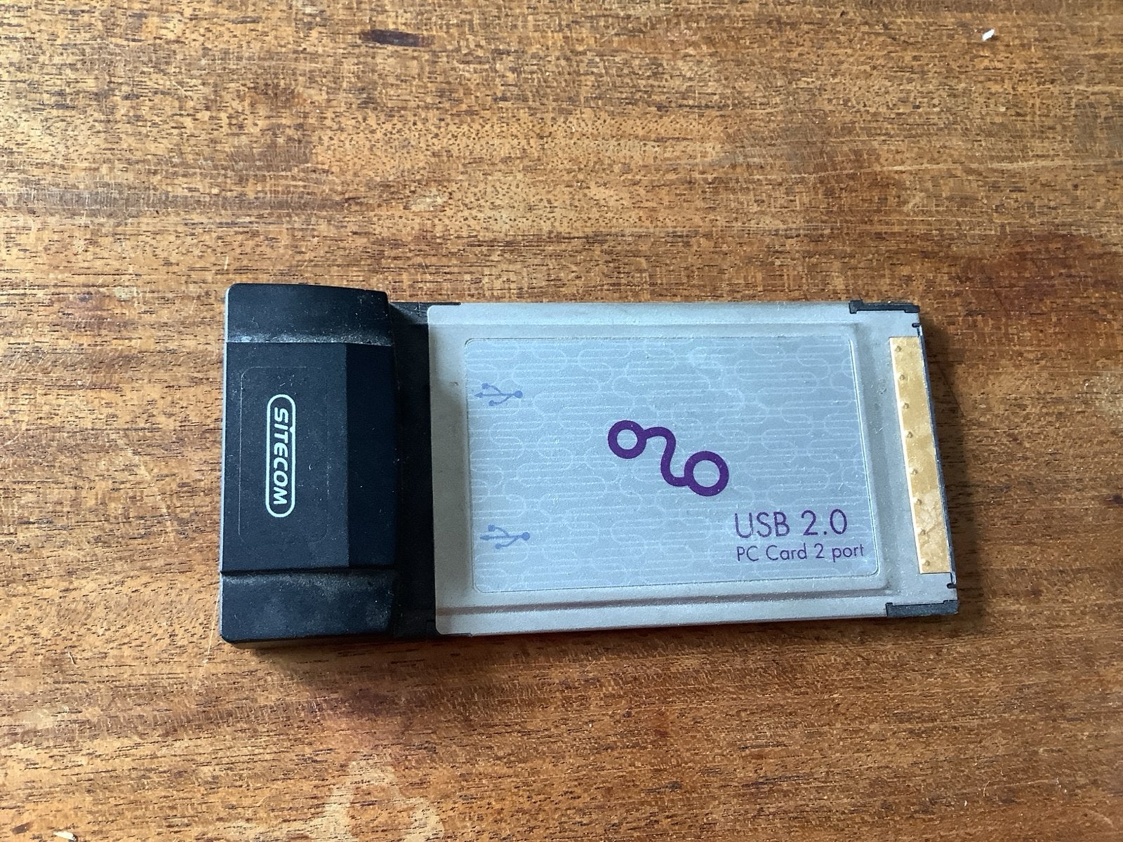 Sitecom USB 2.0 PC Card 2 poort PCMCIA, Ophalen of Verzenden, Gebruikt