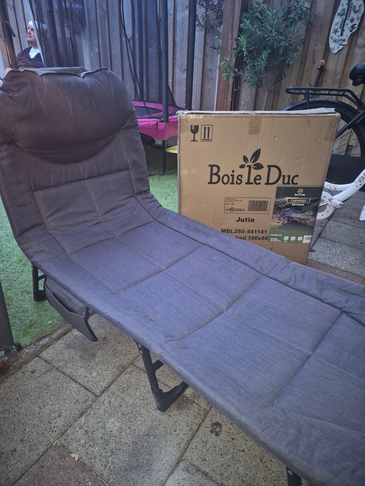 Bois le Duc Jutia Ligbed Campingbed - Nieuw in doos, Ophalen of Verzenden, Nieuw, Overige