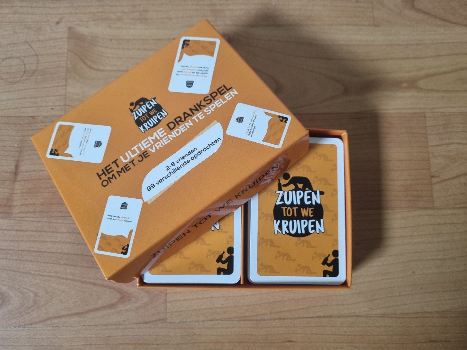 'Zuipen tot we Kruipen' kaartspel, Hobby en Vrije tijd, Gezelschapsspellen | Kaartspellen, Ophalen, Nieuw