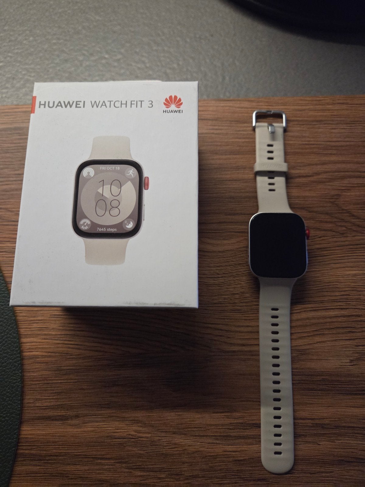 Huawei Watch Fit 3 Smartwatch, Stappen, Zwart, Ophalen of Verzenden, Zo goed als nieuw