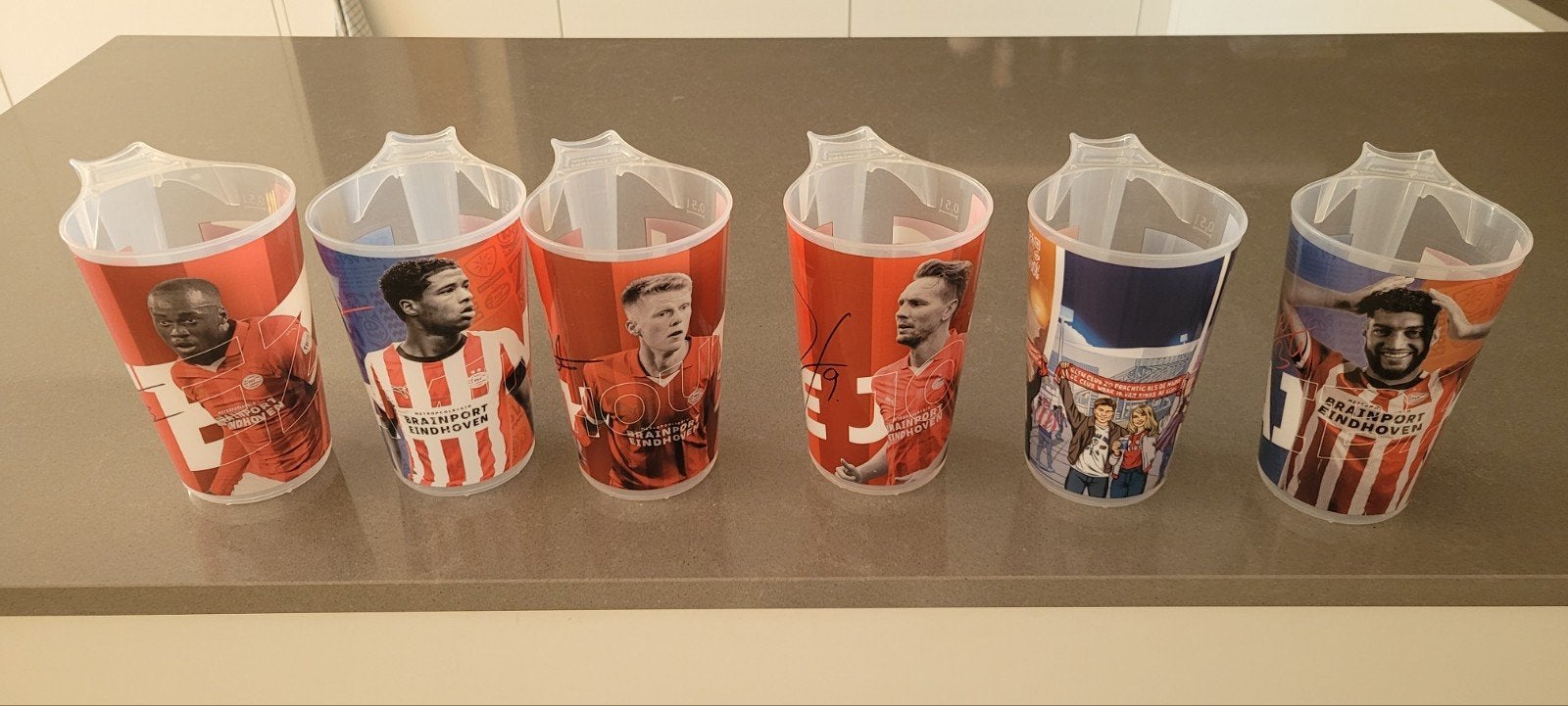 Psv bekers, Ophalen of Verzenden, Kunststof, Overige stijlen