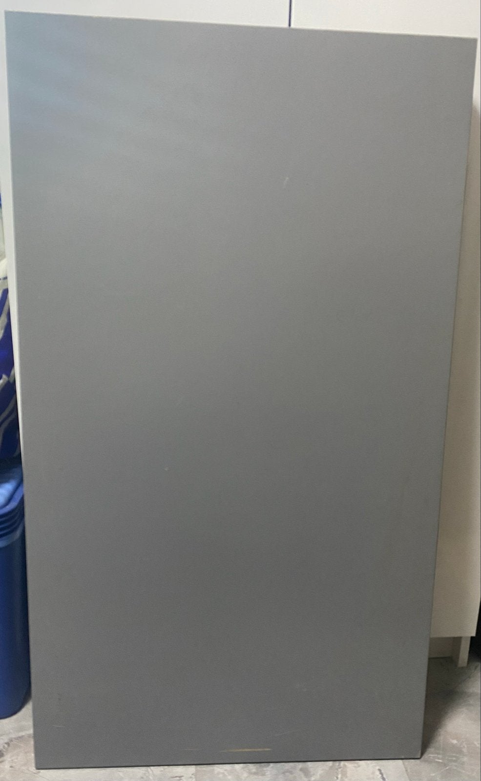 Ikea Grijze Tafelblad/ Bureau blad, Huis en Inrichting, Tafels | Eettafels, Ophalen, Gebruikt, 100 tot 150 cm, 50 tot 100 cm