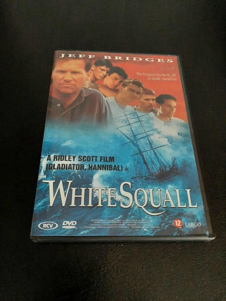 White squall, Jeff Bridges, Caroline Goodall, Scott Wolf!, Vanaf 12 jaar, Ophalen of Verzenden, Gebruikt