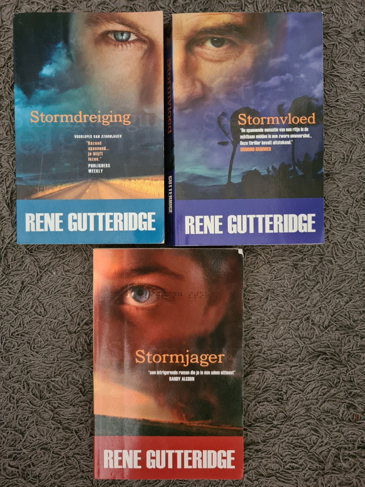 Trilogie Stormvloed 3 delen - Rene Gutteridge, Ophalen, Gelezen