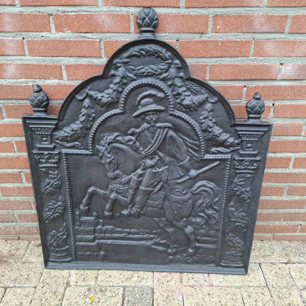 antieke kachel haard plaat, Huis en Inrichting, Kachels, Ophalen, Nieuw, Hout, Houtkachel