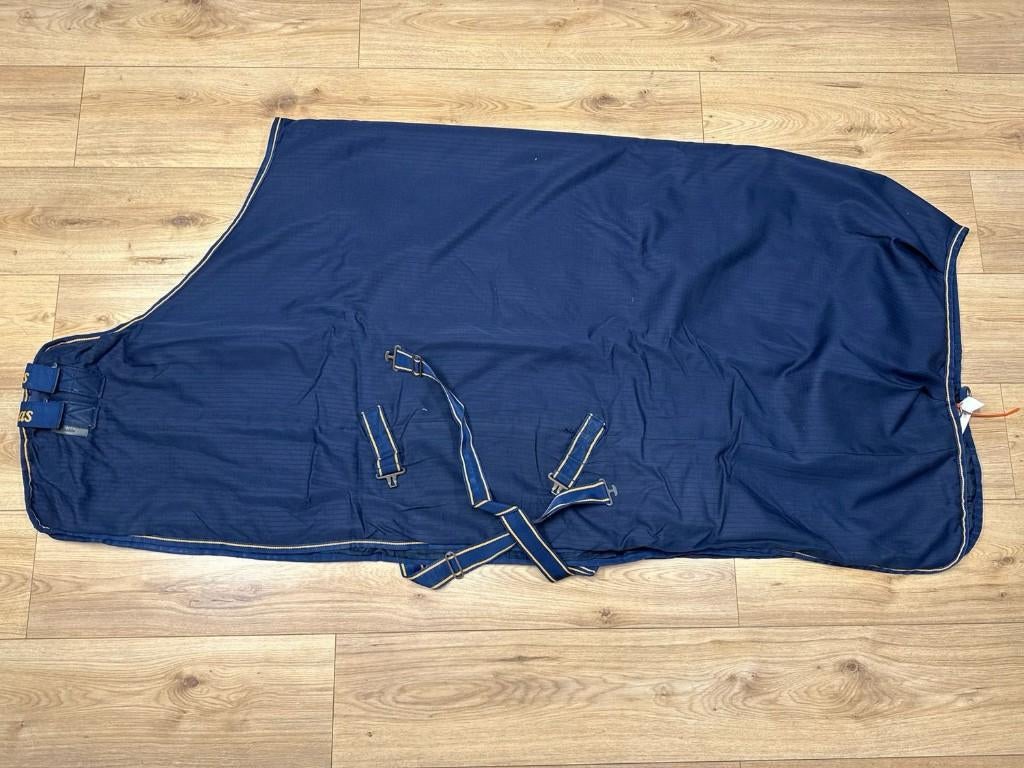 Bucas Irish stable blauw 185, Dieren en Toebehoren, Paarden en Pony's | Dekens en Dekjes, Bucas, Gebruikt, Ophalen of Verzenden