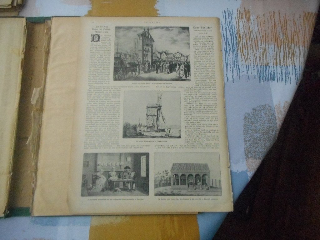 Zaandam. Het 100-jarig bestaan. 1912., Ophalen of Verzenden, Voor 1920, Nederland, Knipsel(s)