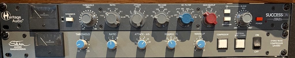 Stam Audio SA4000 MK1 — Stereo Bus Compressor, Audio, Tv en Foto, Professionele Audio-, Tv- en Video-apparatuur, Ophalen, Gebruikt